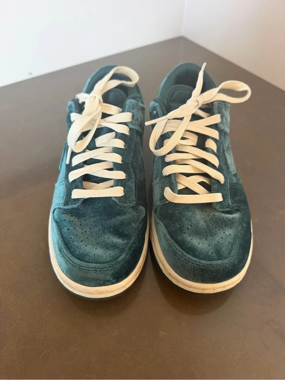 Women's Nike Teal Suede Low-Top Sneakers